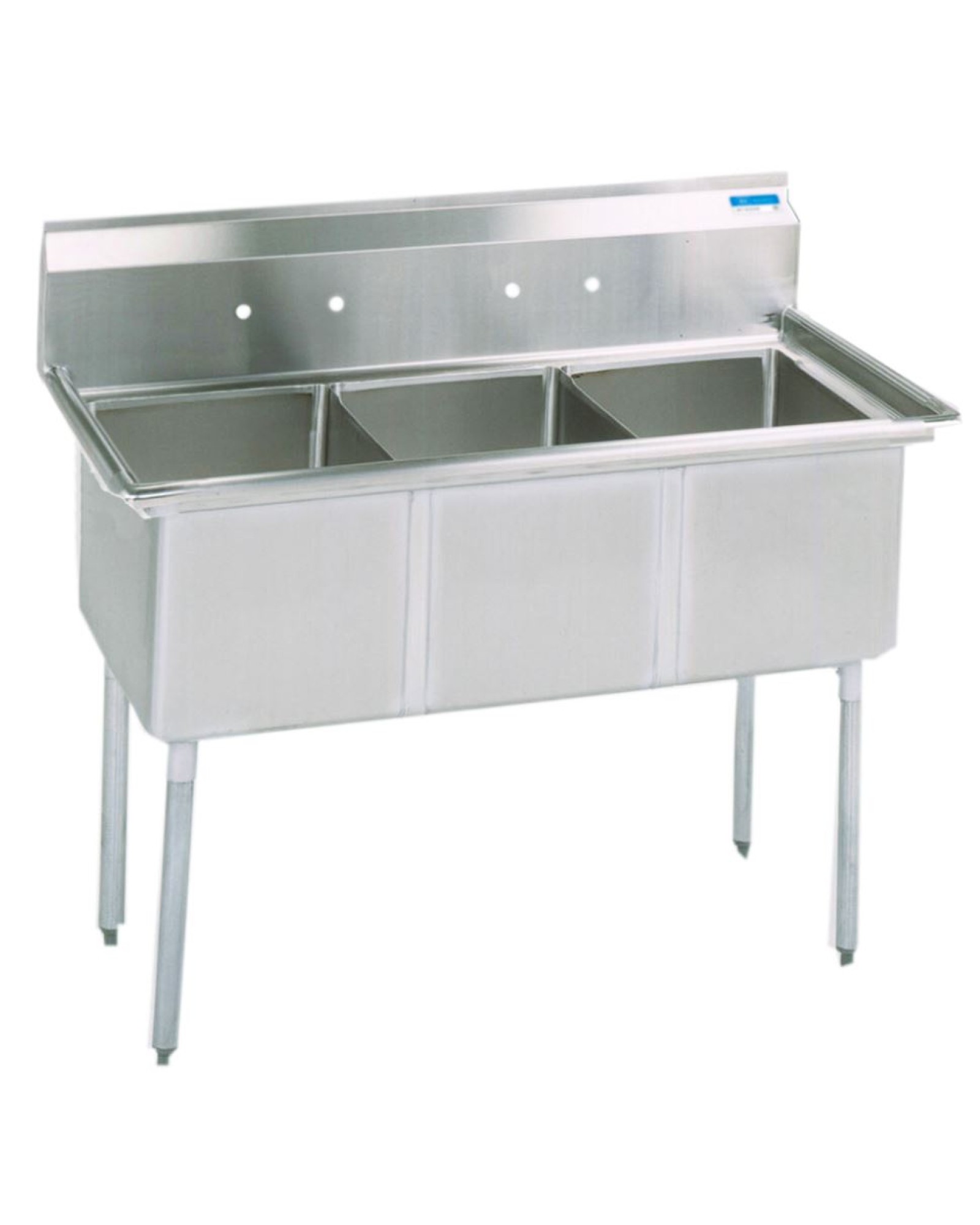 3 Compartment Sink 24x24x14